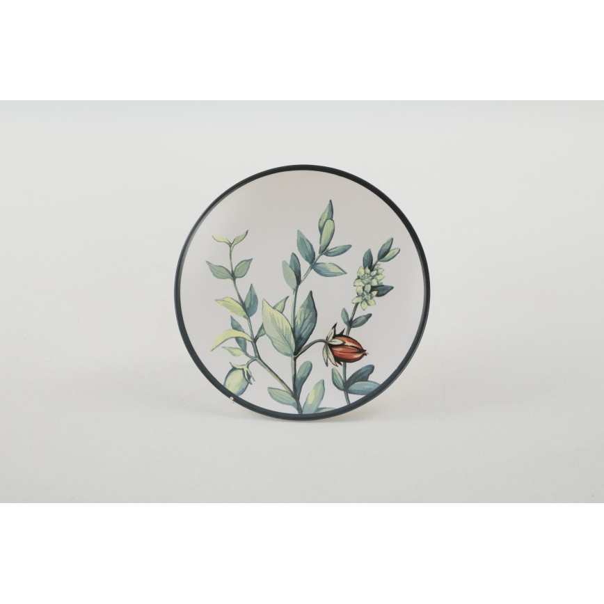 24-piece vibrant stoneware dinnerware set