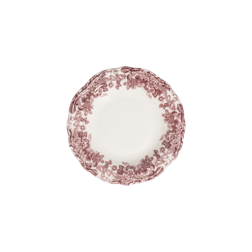 24-piece white/pink porcelain dinner set