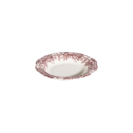 24-piece white/pink porcelain dinner set