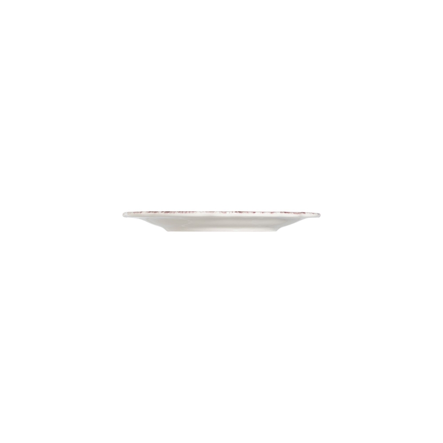 24-piece white/pink porcelain dinner set