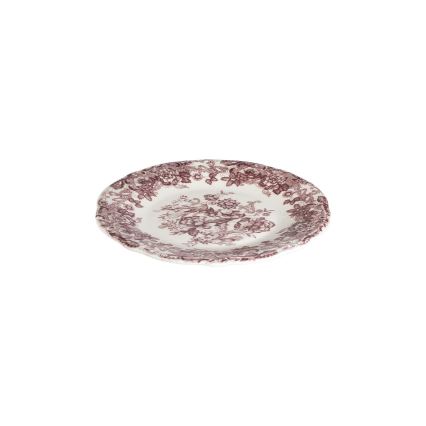 24-piece white/pink porcelain dinner set