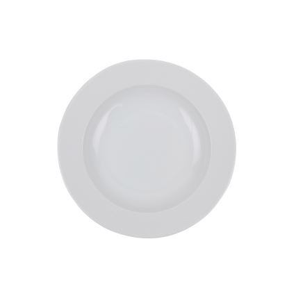 24-piece white porcelain dinner set