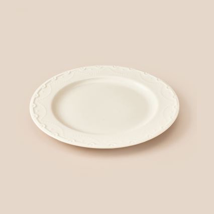 24-piece white porcelain dinner set