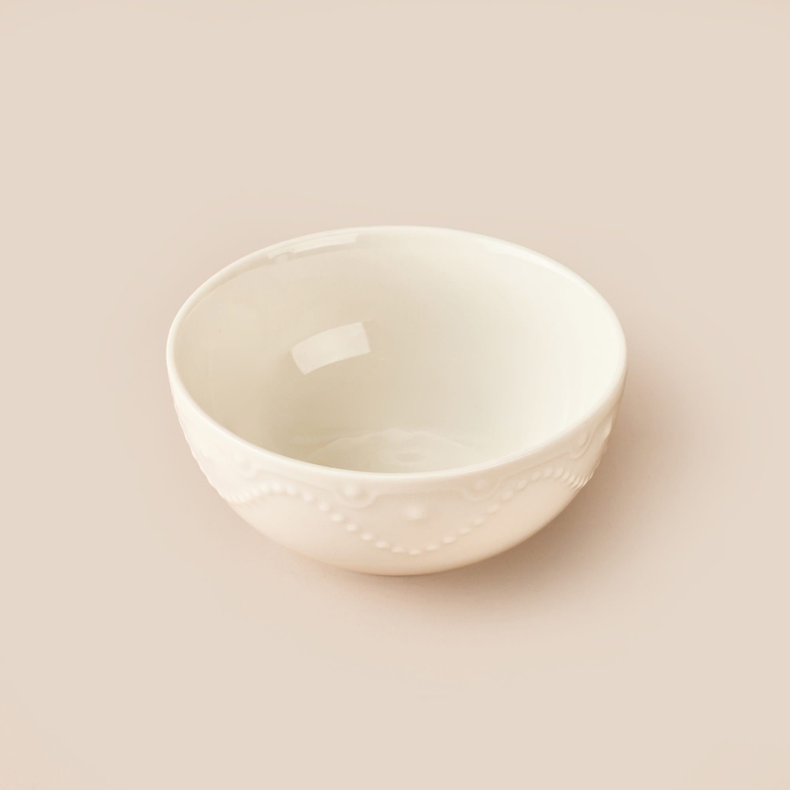 24-piece white porcelain dinner set