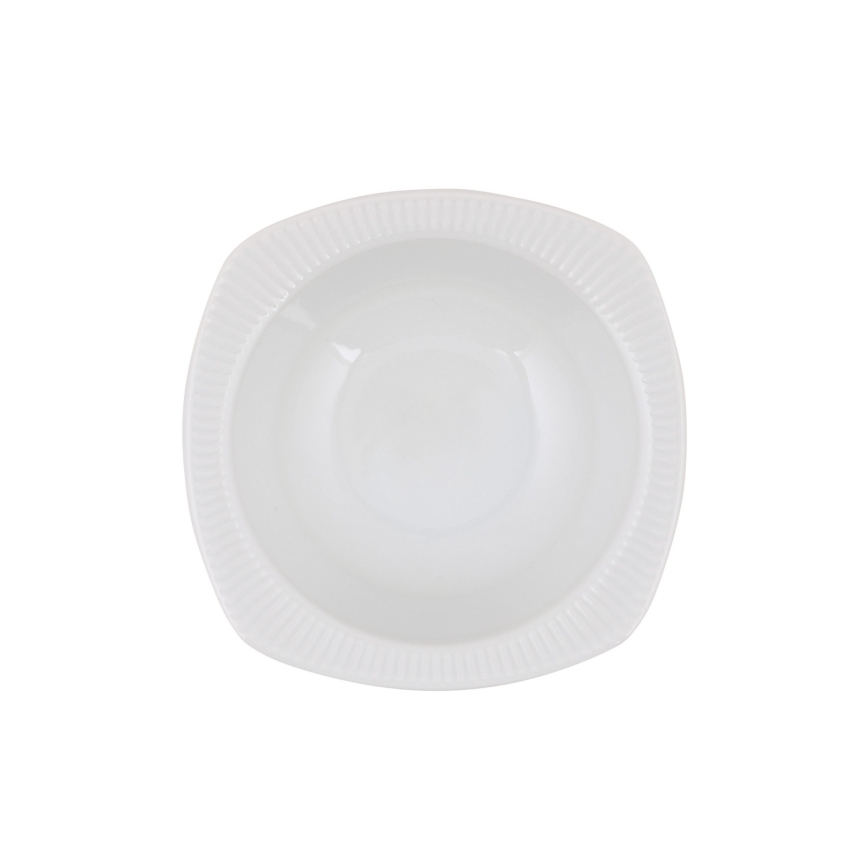 24-piece white porcelain dinner set