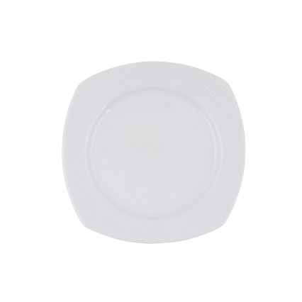 24-piece white porcelain dinner set