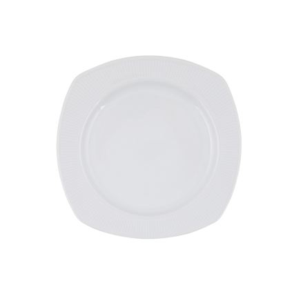 24-piece white porcelain dinner set
