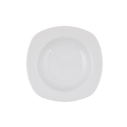 24-piece white porcelain dinner set