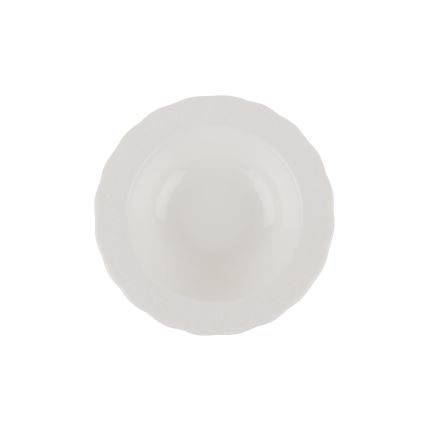 24-piece white porcelain dinnerware set