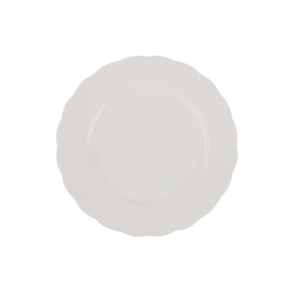24-piece white porcelain dinnerware set