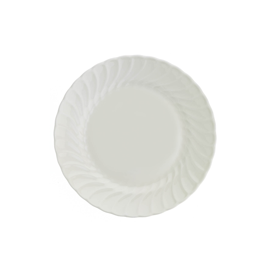 24-piece White Porcelain Dinnerware Set