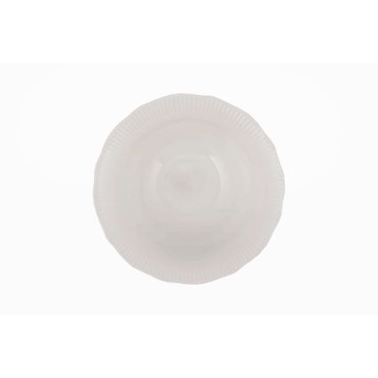 24-piece white porcelain dinnerware set