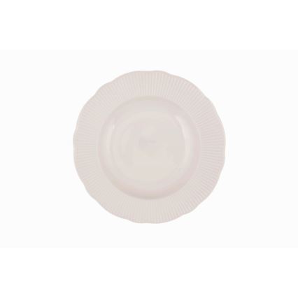 24-piece white porcelain dinnerware set