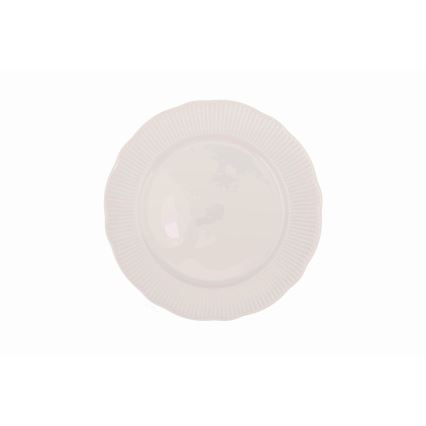 24-piece white porcelain dinnerware set