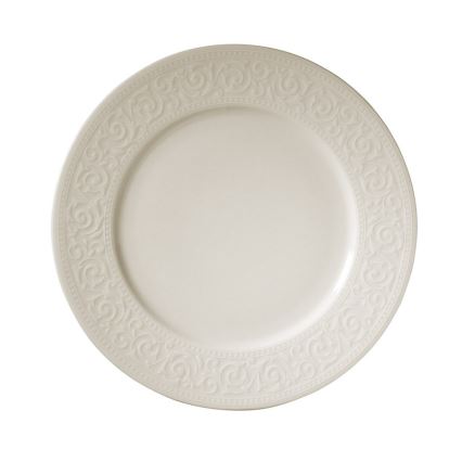 24-piece white porcelain dinnerware set