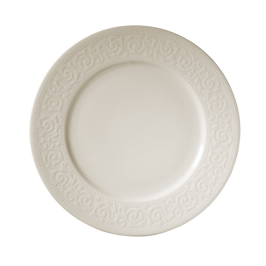 24-piece white porcelain dinnerware set