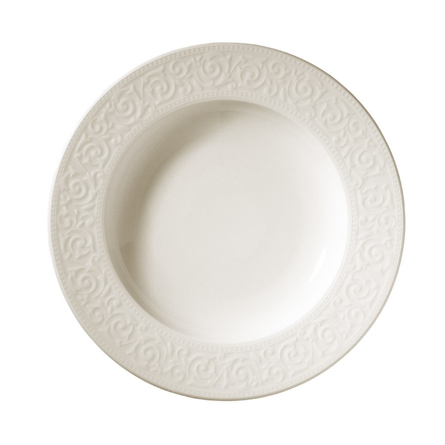 24-piece white porcelain dinnerware set