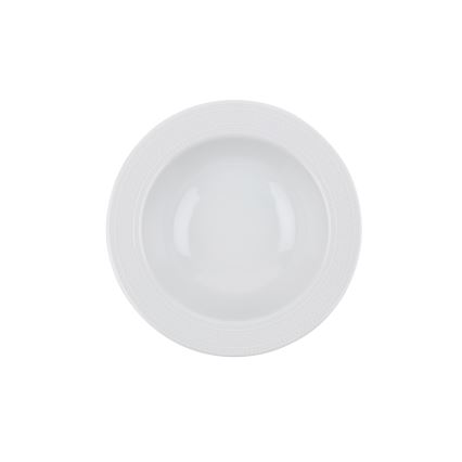 24-piece white porcelain dinnerware set