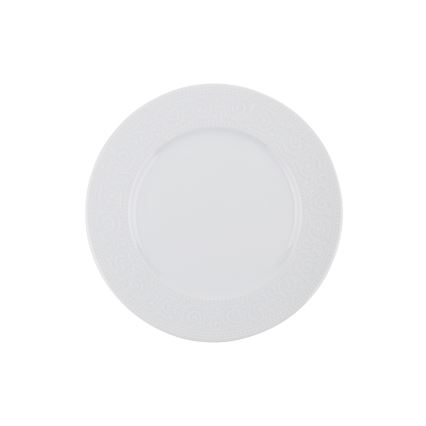 24-piece white porcelain dinnerware set