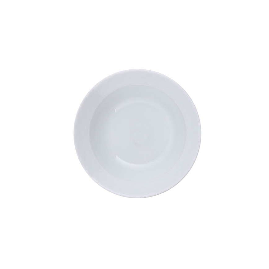 24-piece white porcelain dinnerware set
