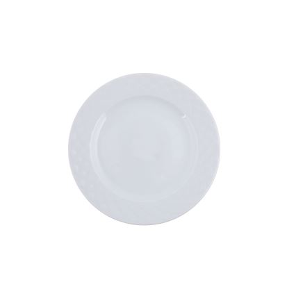 24-piece white porcelain dinnerware set