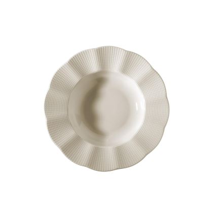 26-piece White Porcelain Dinner Set