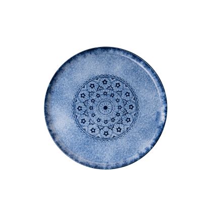 27-piece blue porcelain dinner set