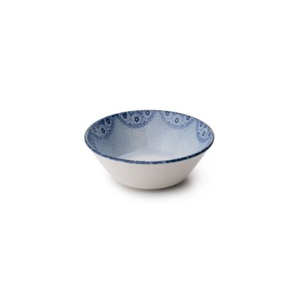 27-piece blue porcelain dinner set