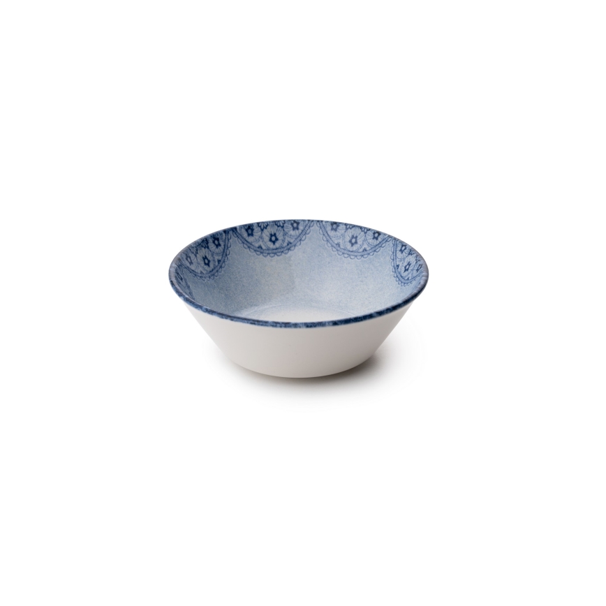 27-piece blue porcelain dinner set