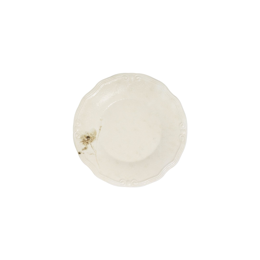 27-Piece Cream Porcelain Dinnerware Set