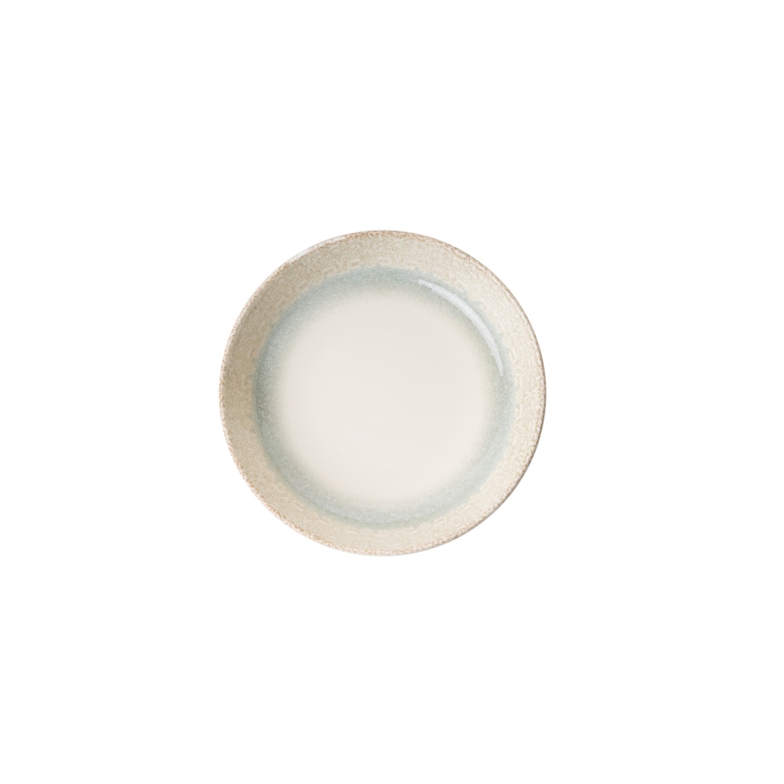 27-piece porcelain dinner set, beige/green