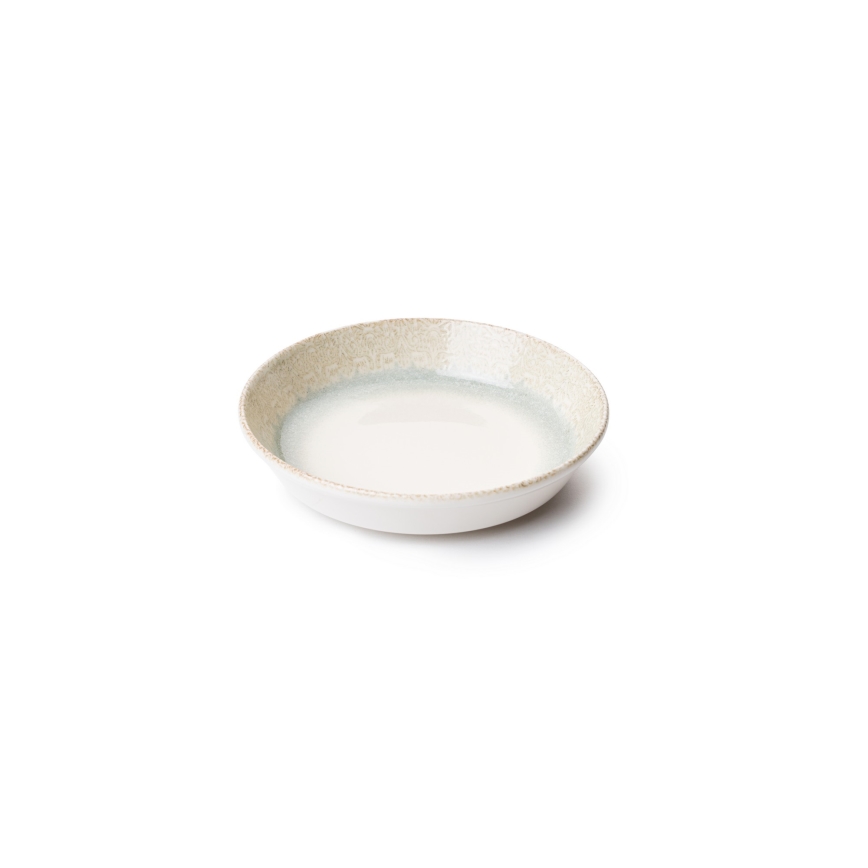 27-piece porcelain dinner set, beige/green