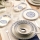 27-piece Porcelain Dinner Set, White/Blue
