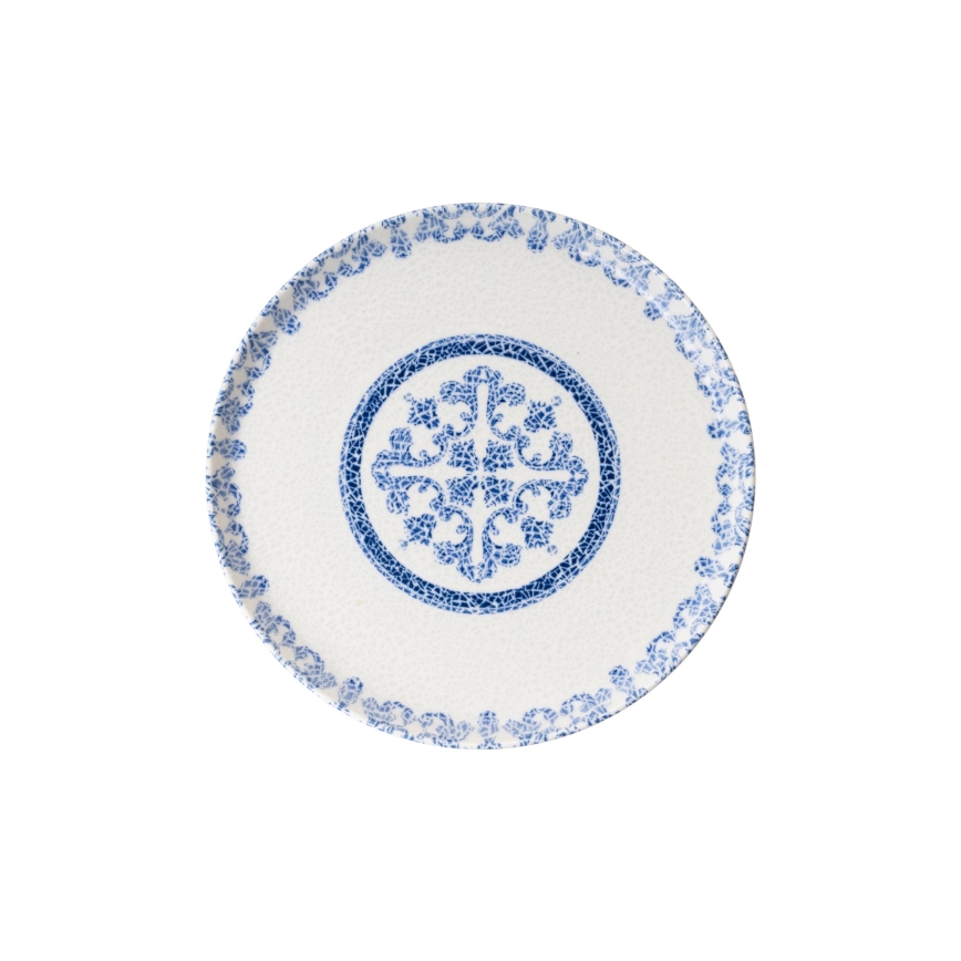 27-piece Porcelain Dinner Set, White/Blue