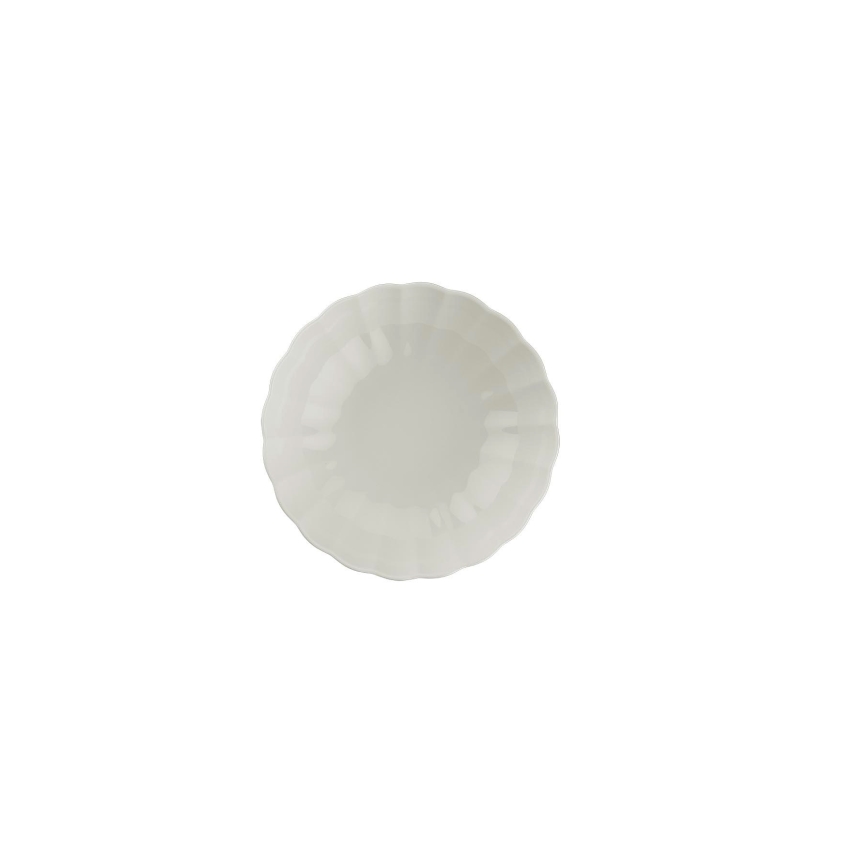 27-piece white porcelain dinnerware set