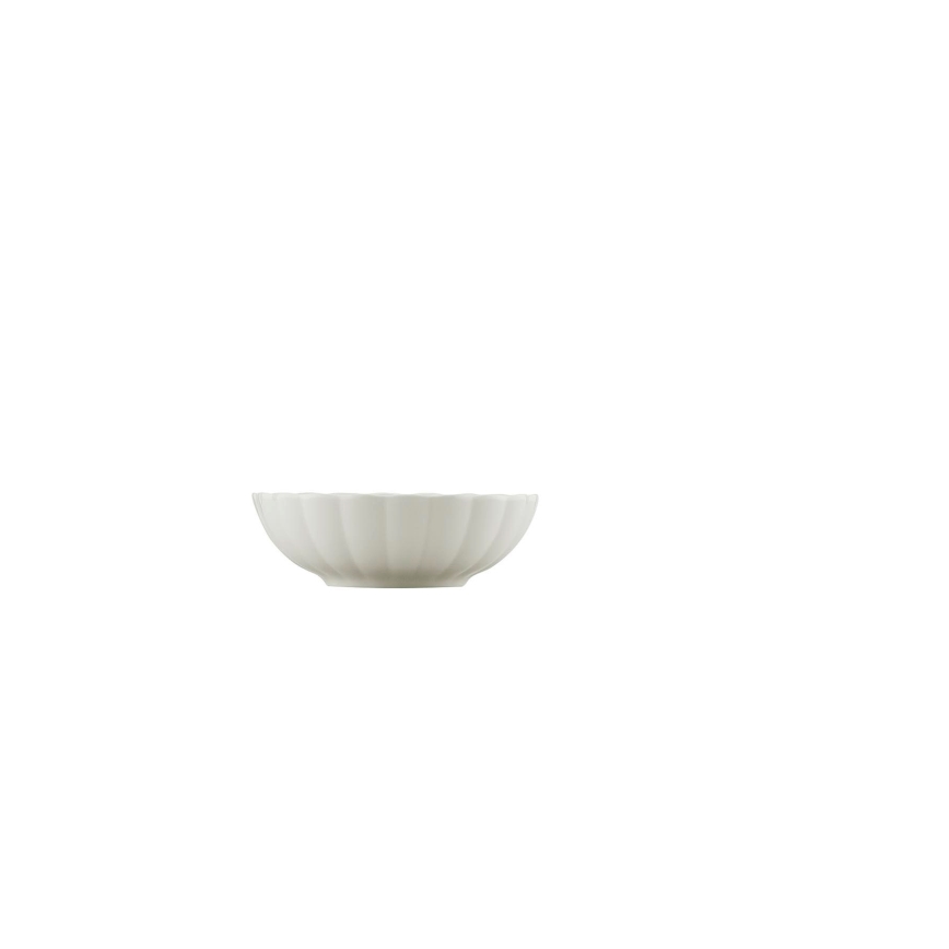 27-piece white porcelain dinnerware set
