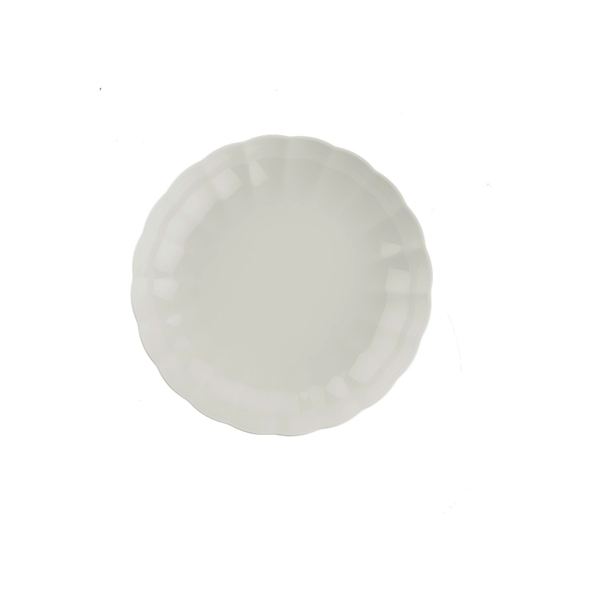 27-piece white porcelain dinnerware set