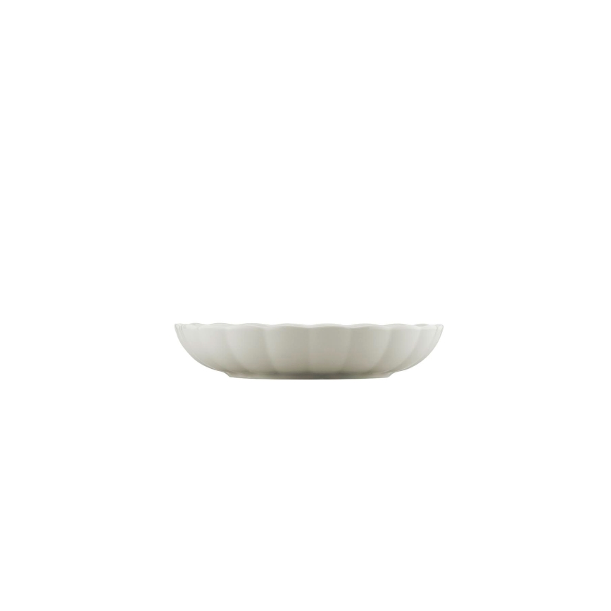 27-piece white porcelain dinnerware set