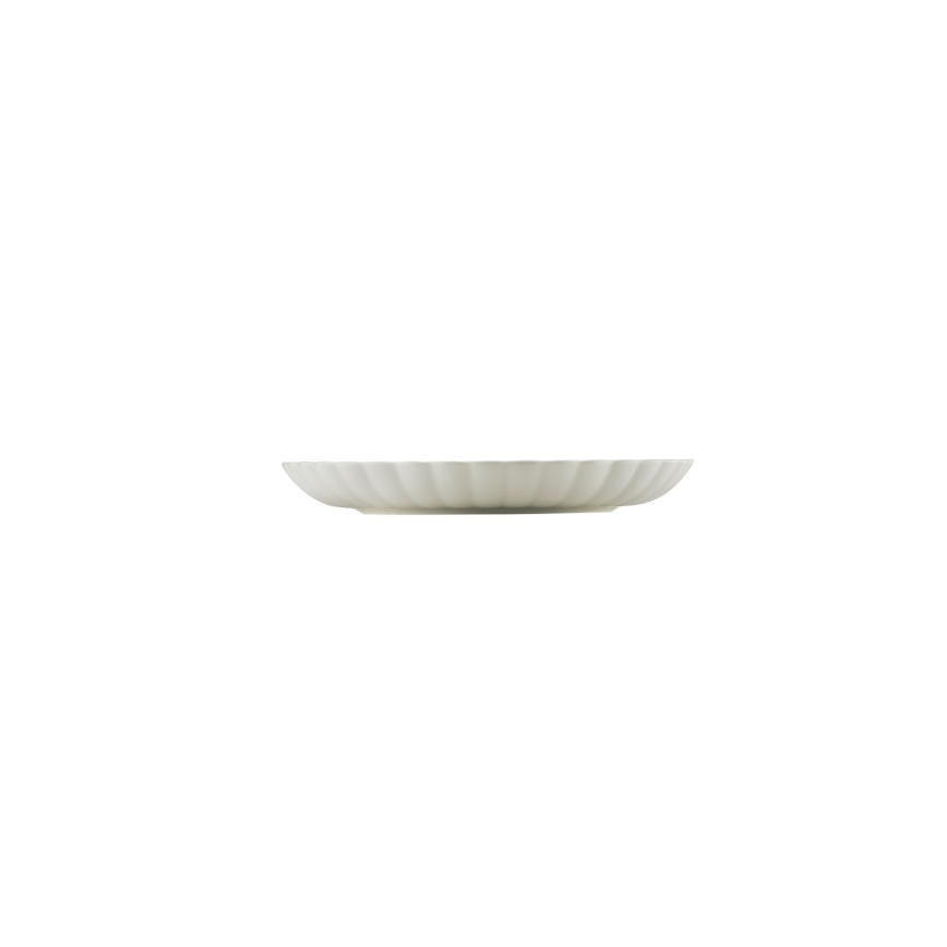 27-piece white porcelain dinnerware set