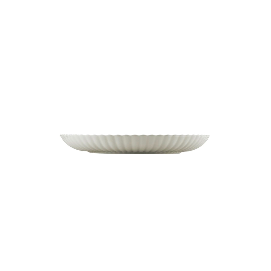 27-piece white porcelain dinnerware set