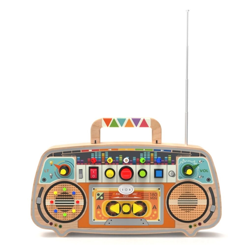 2Kids Toys - Activity board FM radio 3xAAA