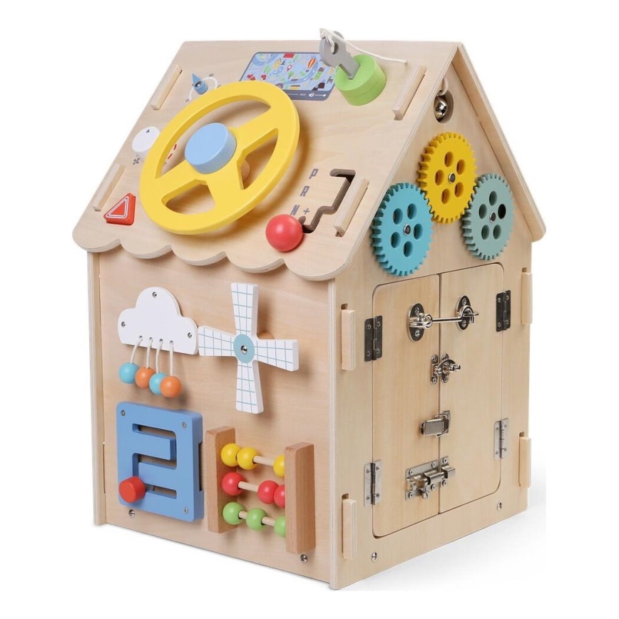2Kids Toys - Activity board house beige