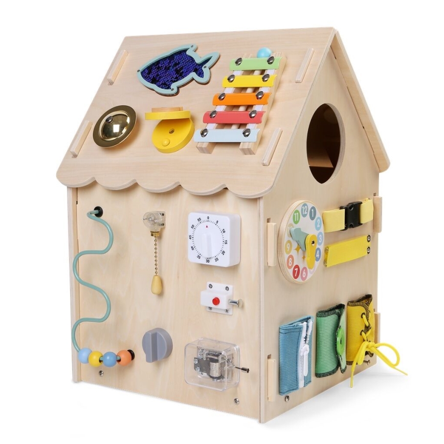 2Kids Toys - Activity board house beige