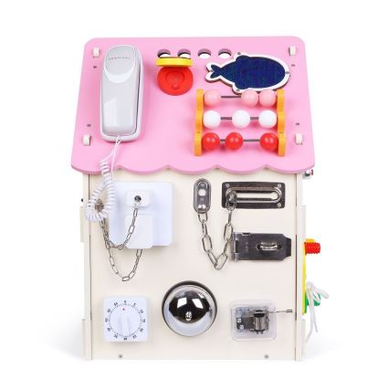 2Kids Toys - Activity board house pink