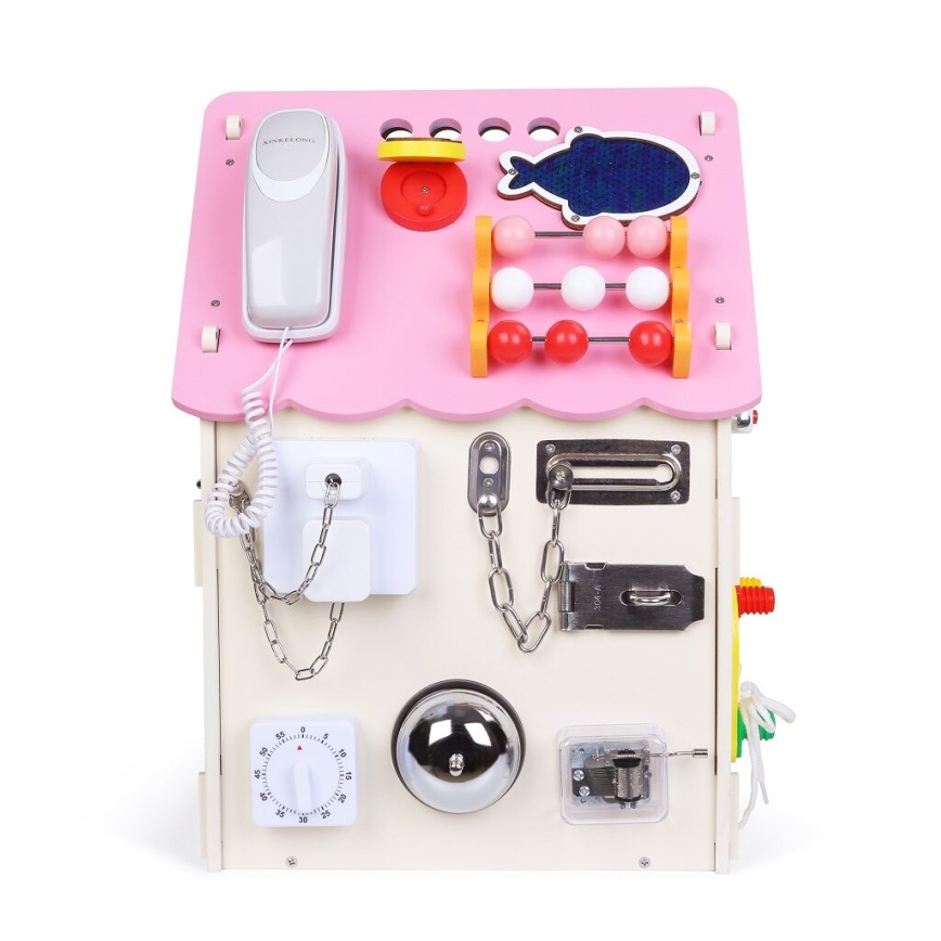 2Kids Toys - Activity board house pink