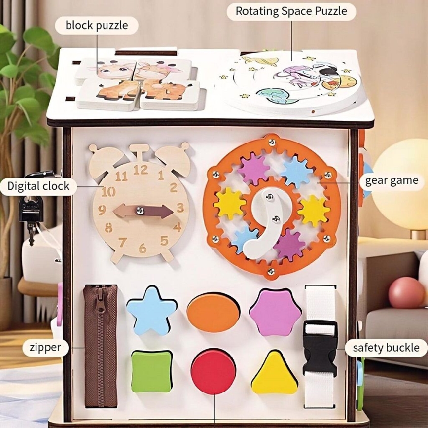 2Kids Toys - Activity Board Playhouse White