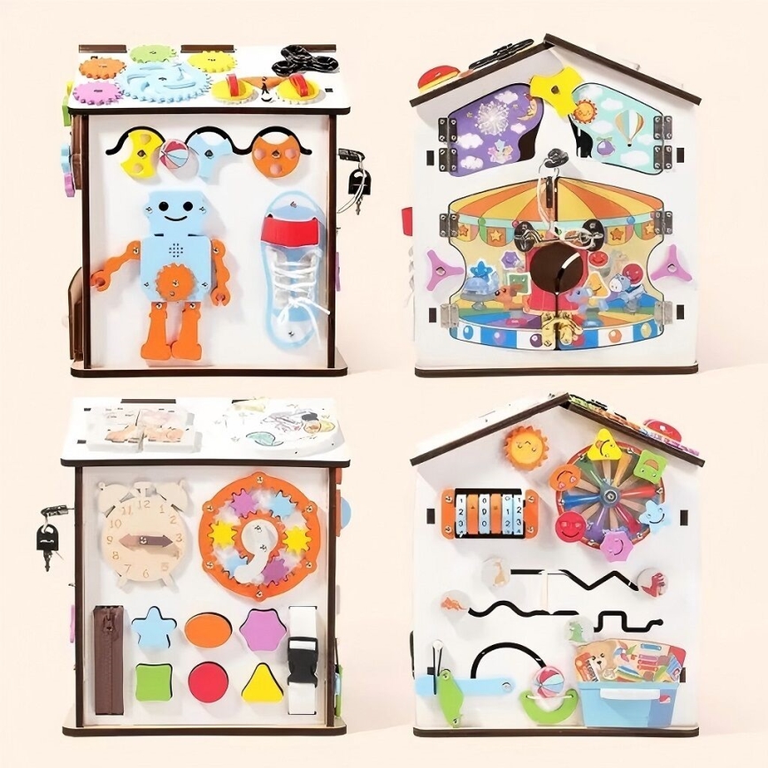 2Kids Toys - Activity Board Playhouse White
