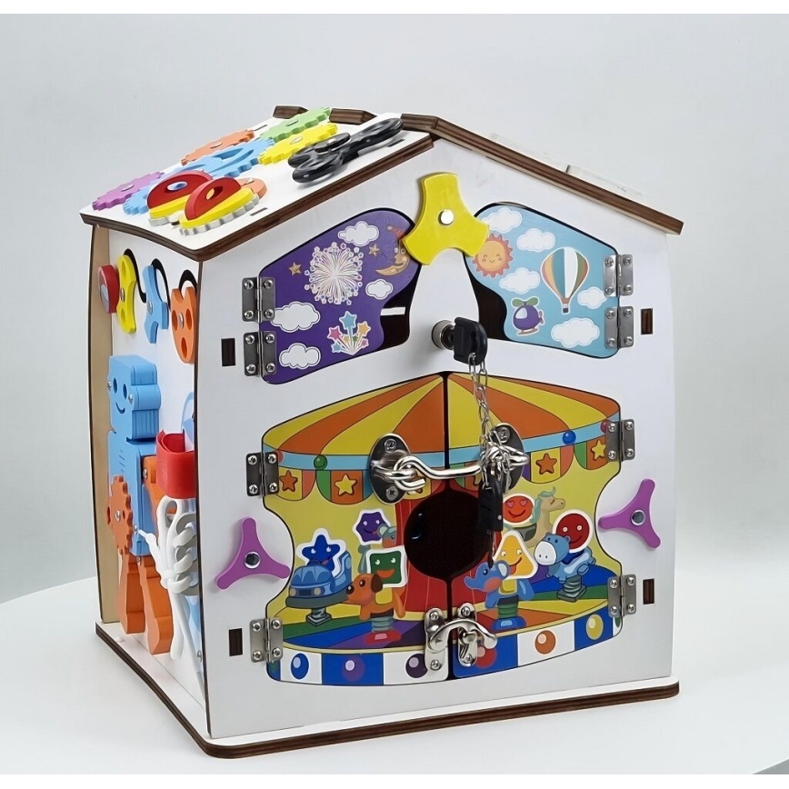 2Kids Toys - Activity Board Playhouse White