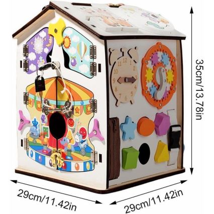 2Kids Toys - Activity Board Playhouse White
