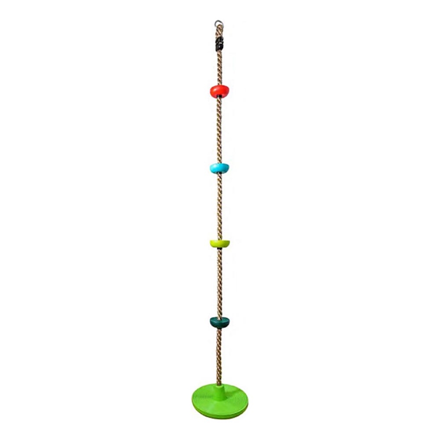 2Kids Toys - Children's climbing rope with discs mix of colors